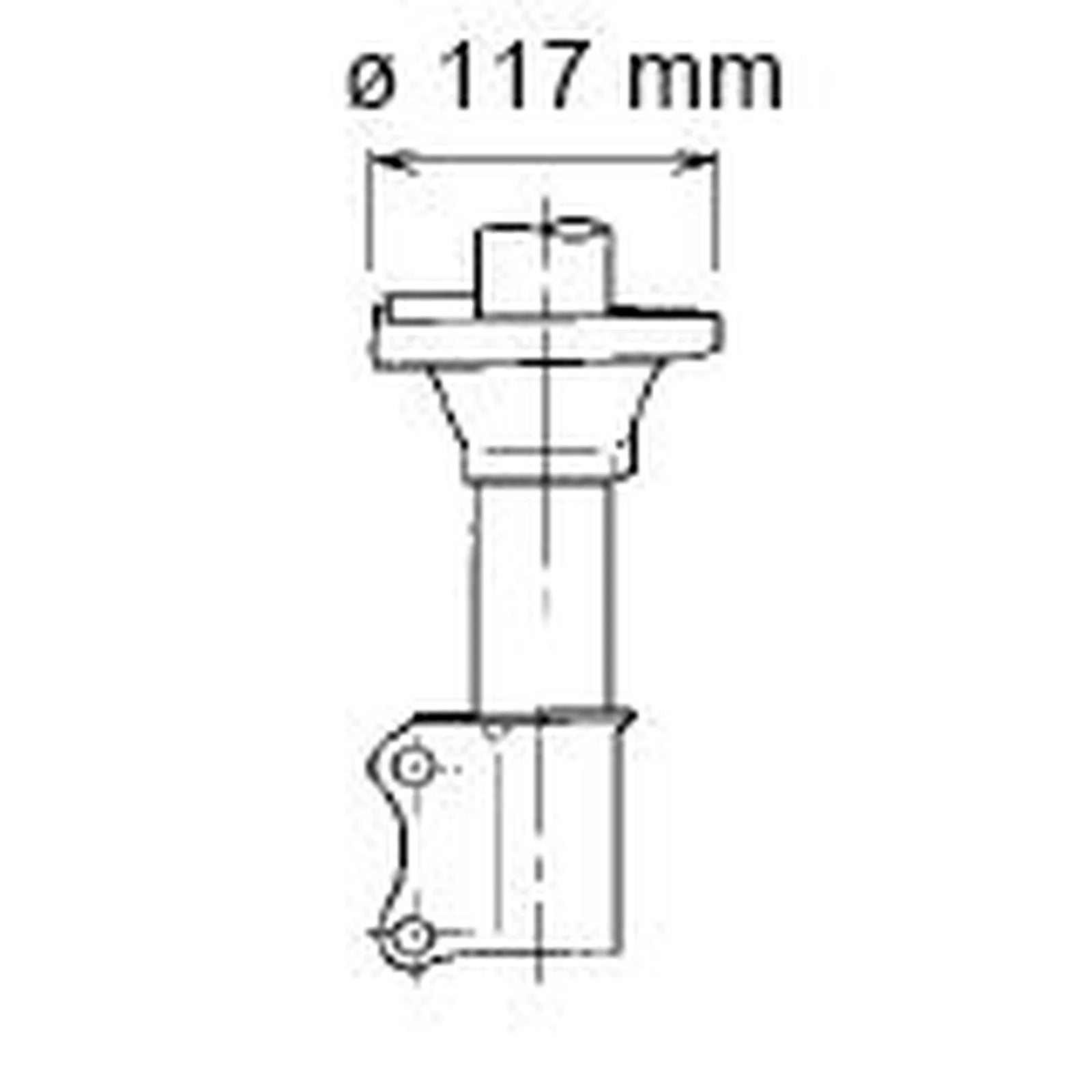 KYB Shock Absorber Damper Strut Rear Right 632103