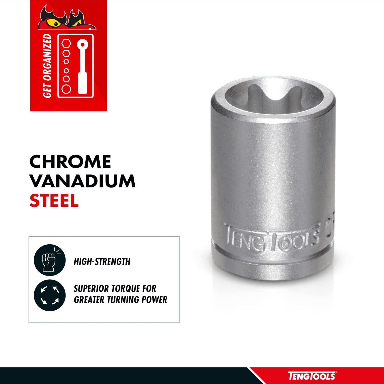 Teng Tools 3/8" TX-E Socket E12