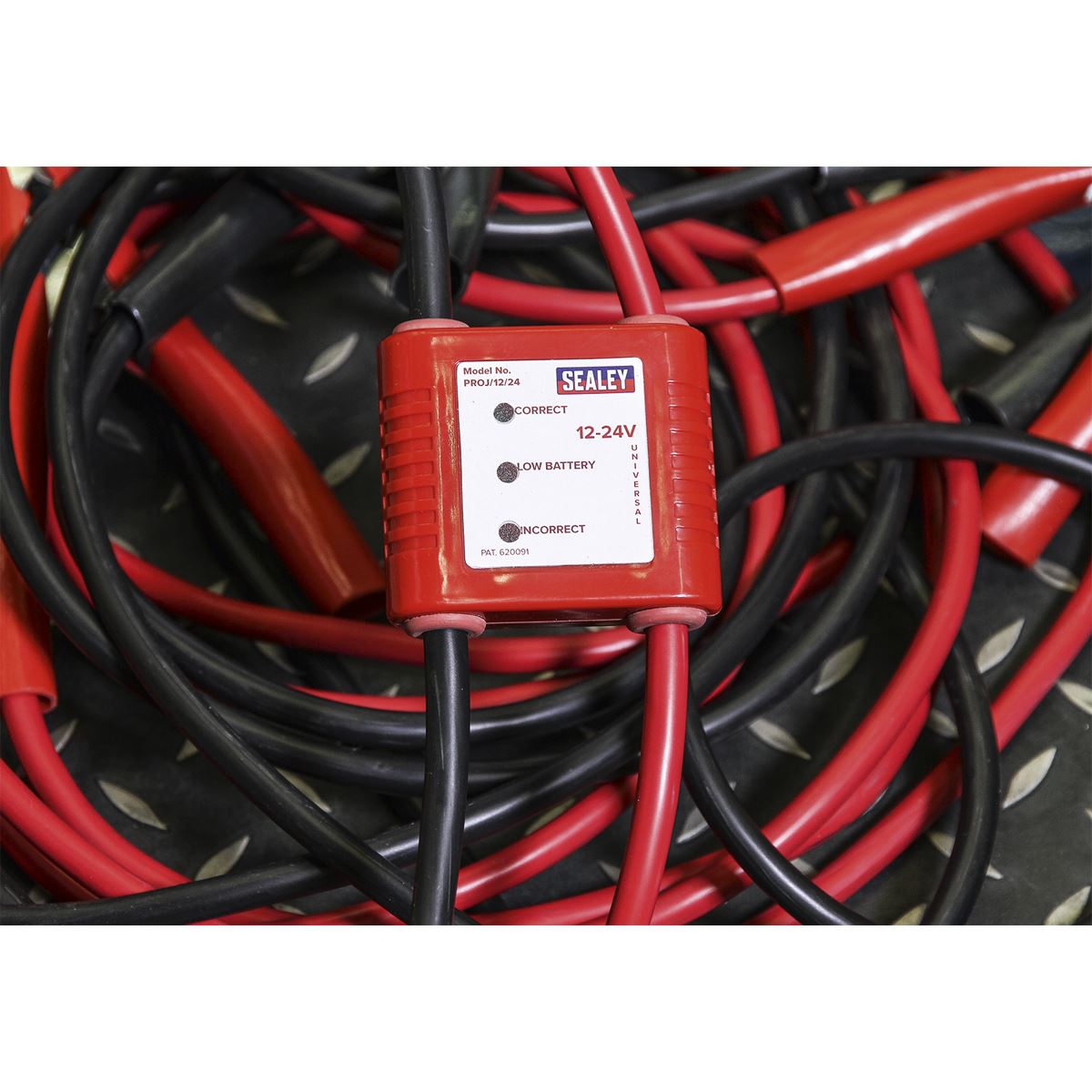 Sealey Booster Cables 7m 450A 25mmï with 12/24V Electronics Protection