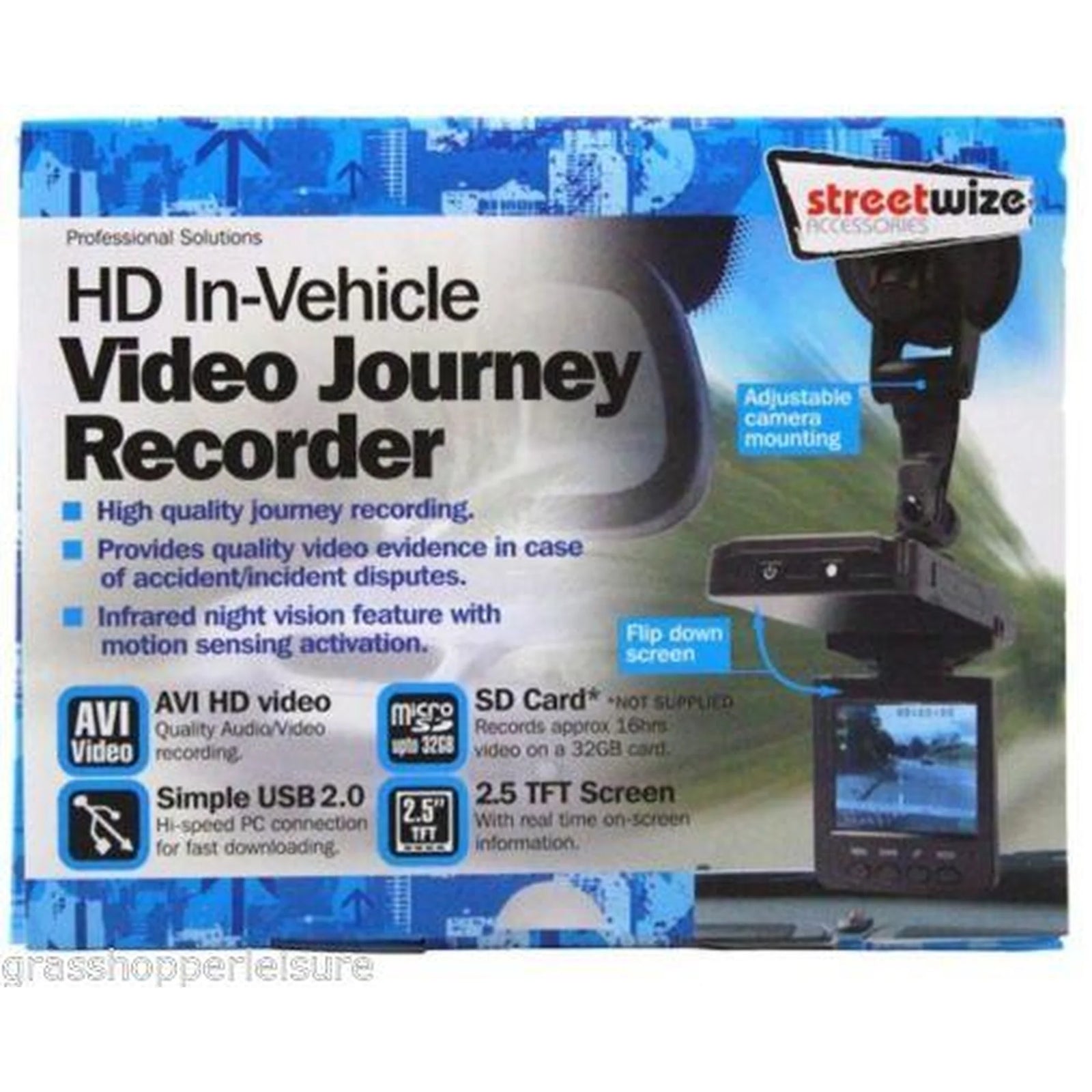 Streetwize In-Vehicle Video Journey Recorder - SWREC1