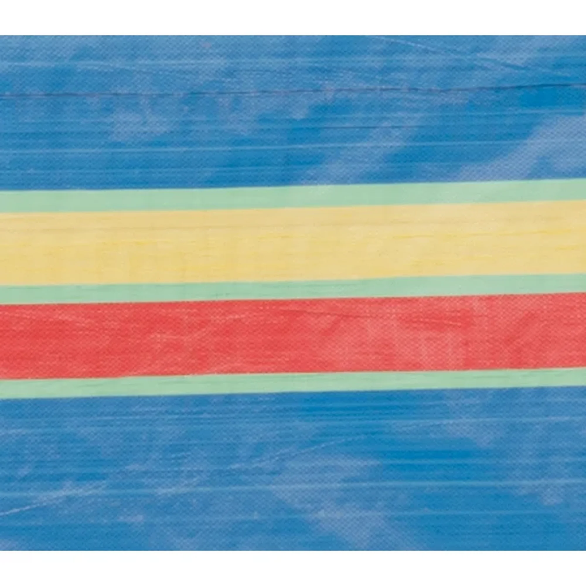 Unbranded 4 Pole Multicoloured Polythene Windbreak - 1.606 kg
