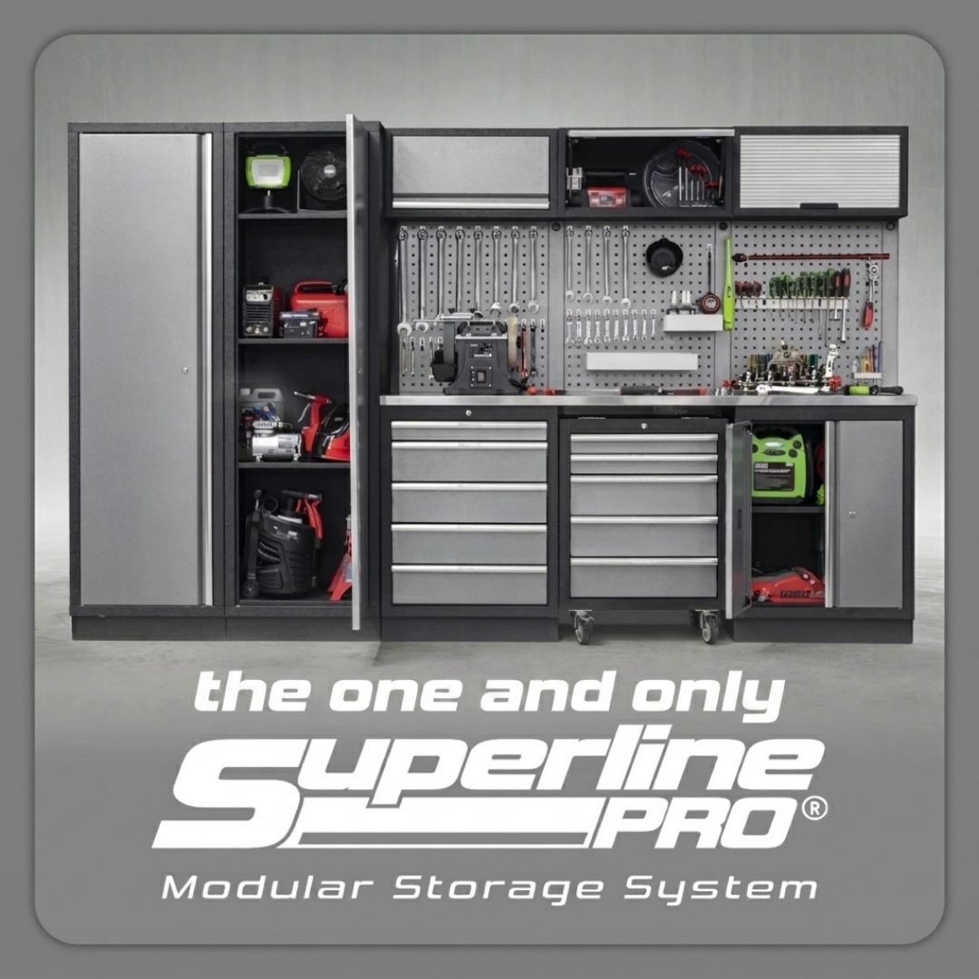 Sealey Superline PRO Modular Workbench 1830mm with 6 Drawers & Cupboard