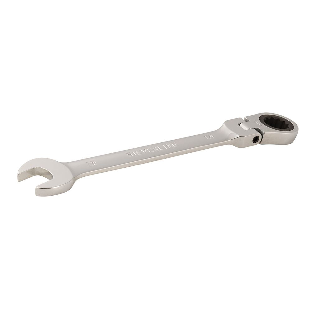 Silverline Flexible Head Ratchet Spanner 18mm