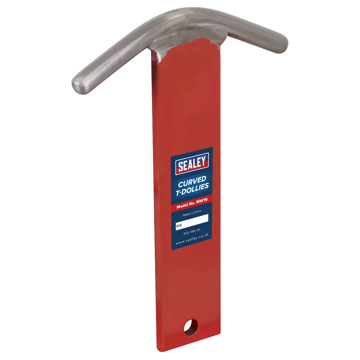 Sealey Curved T-Dollies MW15 3.31kg for Sheet Metal Forming
