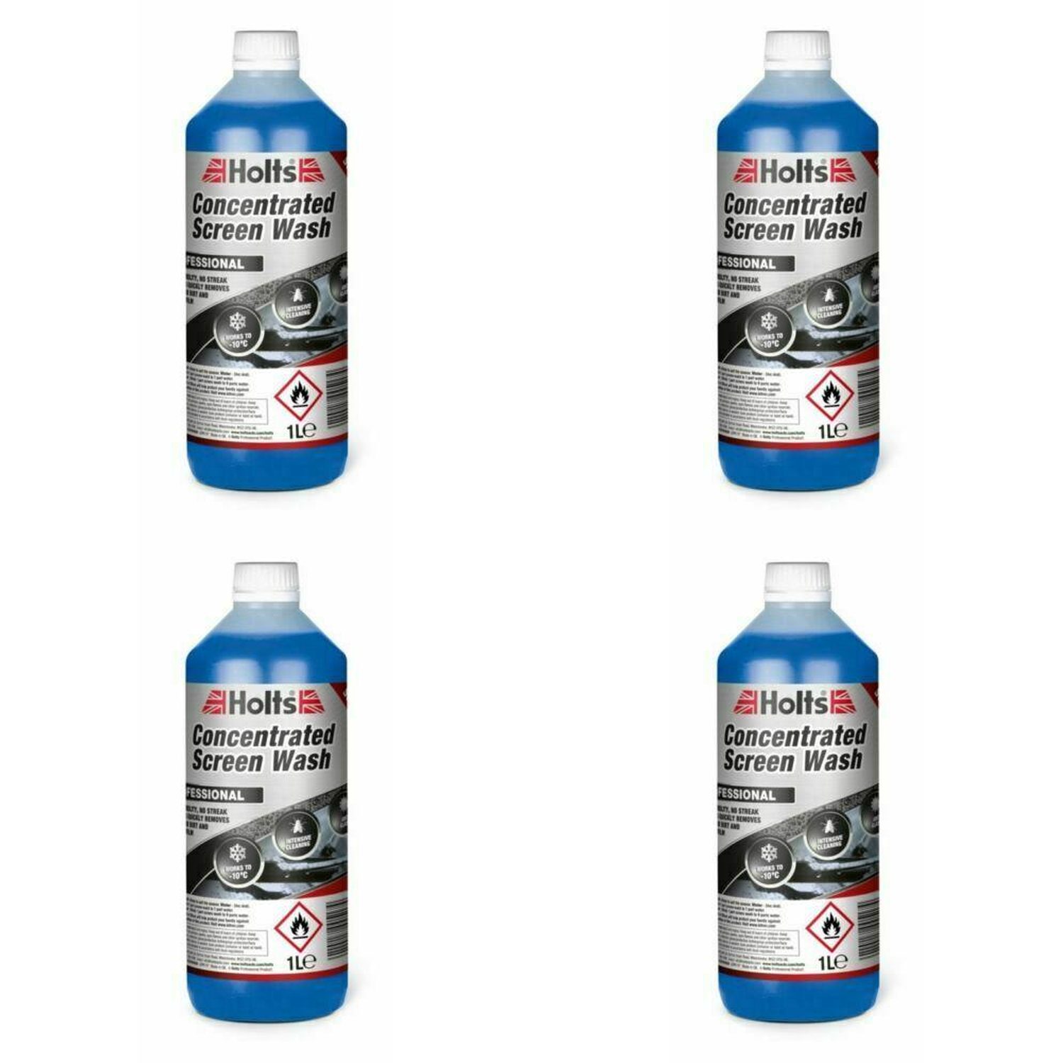 Holts Screen Wash 1L High Visibility Concentrated Formula