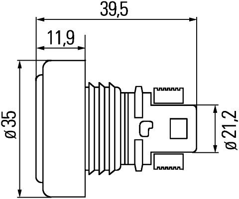Hella Auxiliary Direction Indicator Connectors 2BM 340 825-307