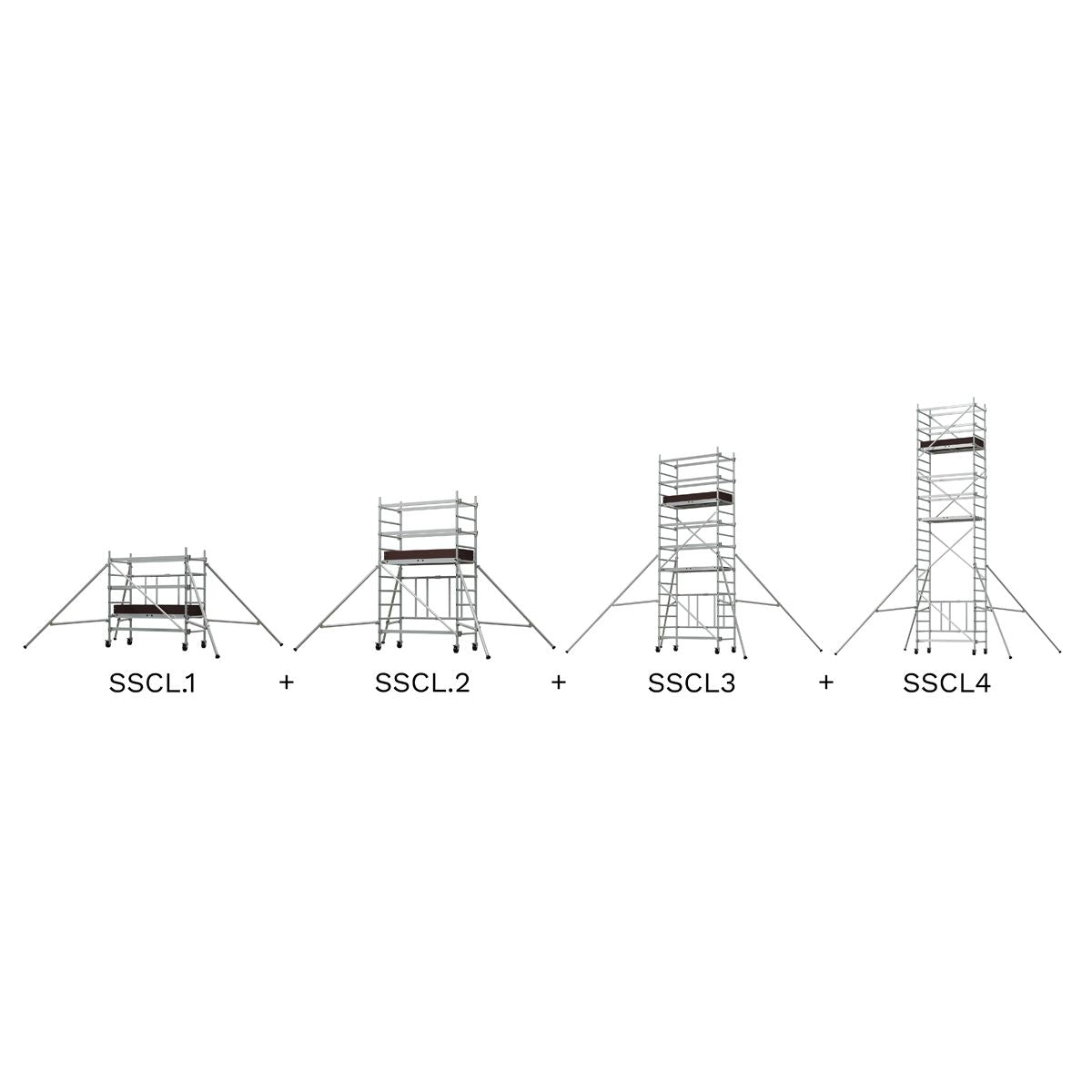 Sealey Platform Scaffold Tower Extension Pack 2 EN 1004-1 SSCL.2