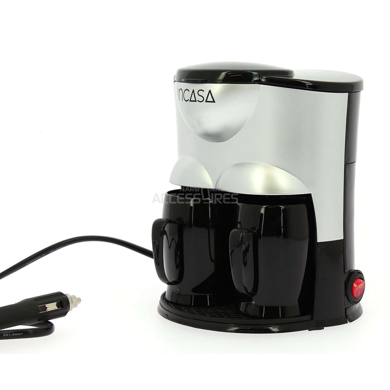 Incasa 12v Coffee Maker + 2 Cups