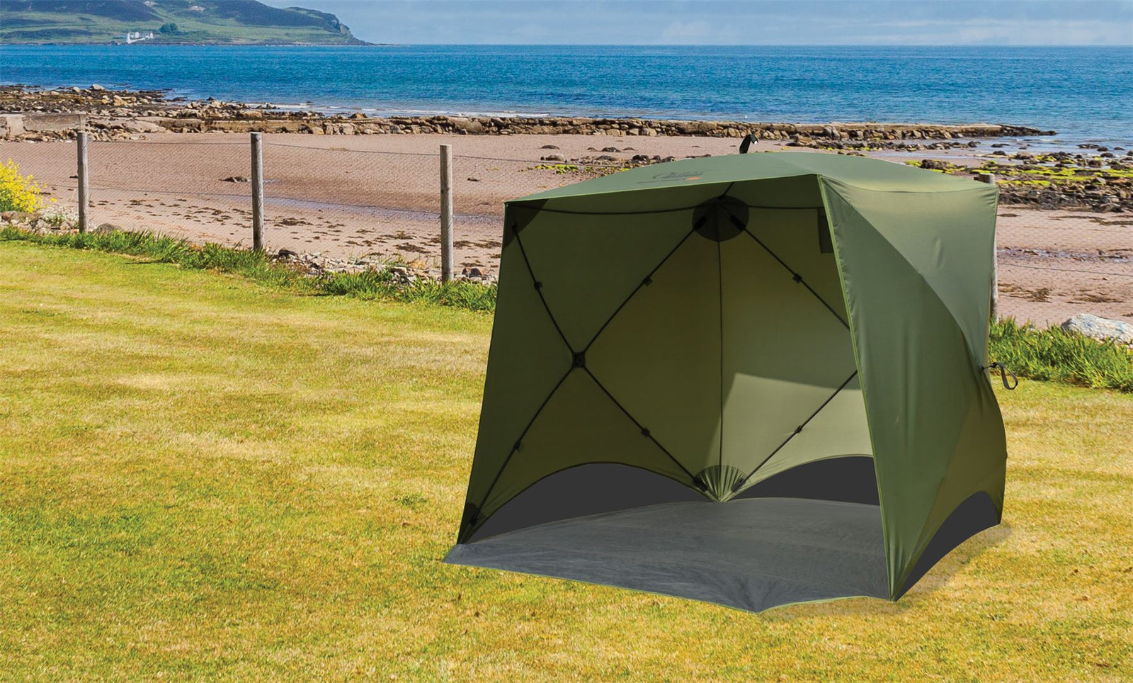 Quest Screen House 4 Mini pop up Gazebo Green