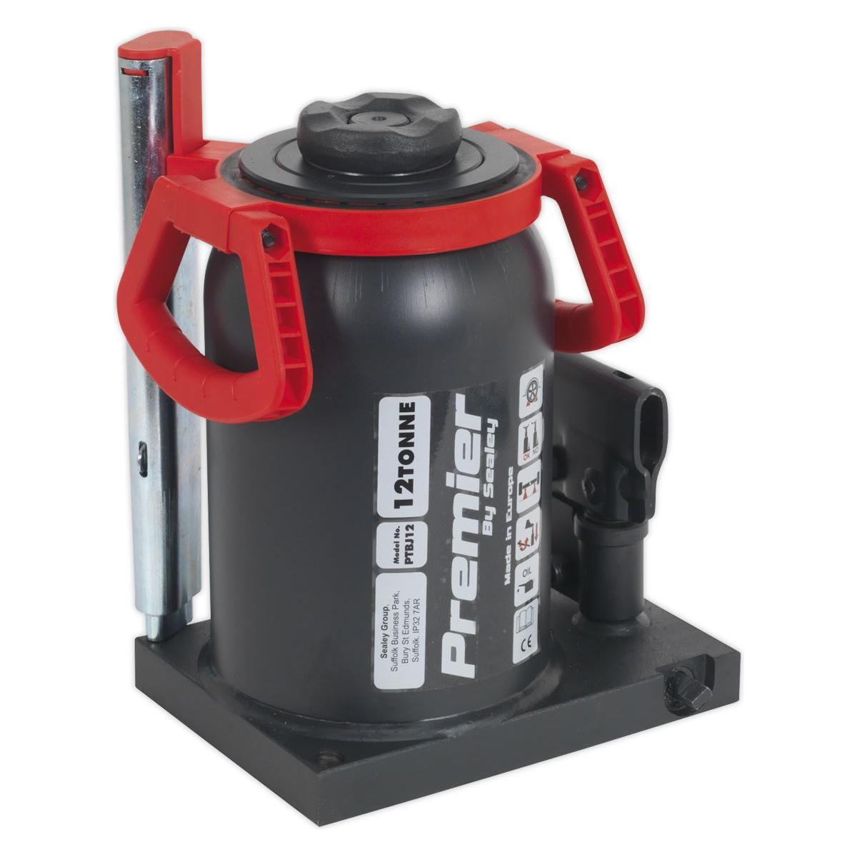 Sealey Premier Telescopic Bottle Jack 12 Tonne PTBJ12
