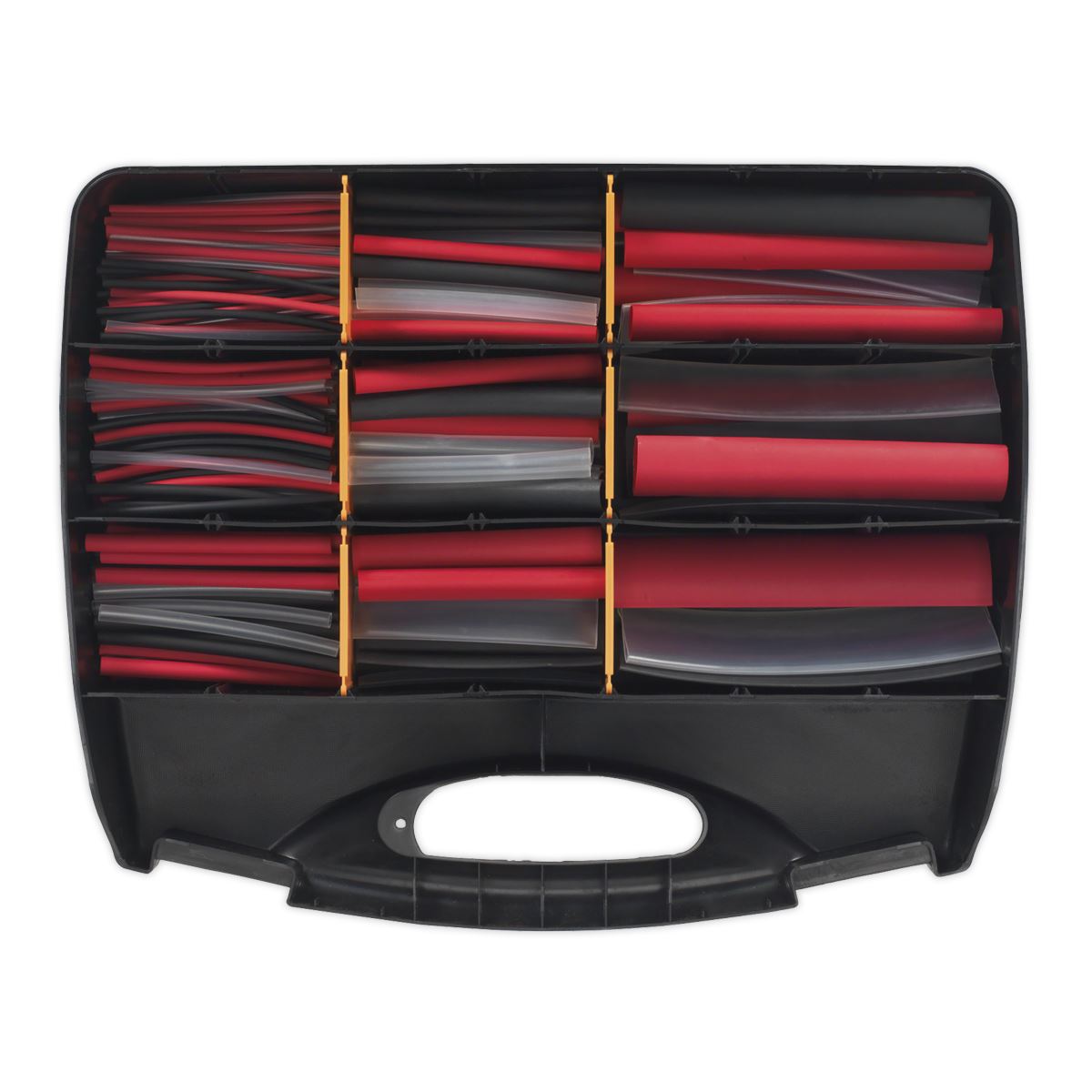 Sealey 261pc Heat Shrink Tubing Assortment Large Storage Case Wire Wrap Sleeve