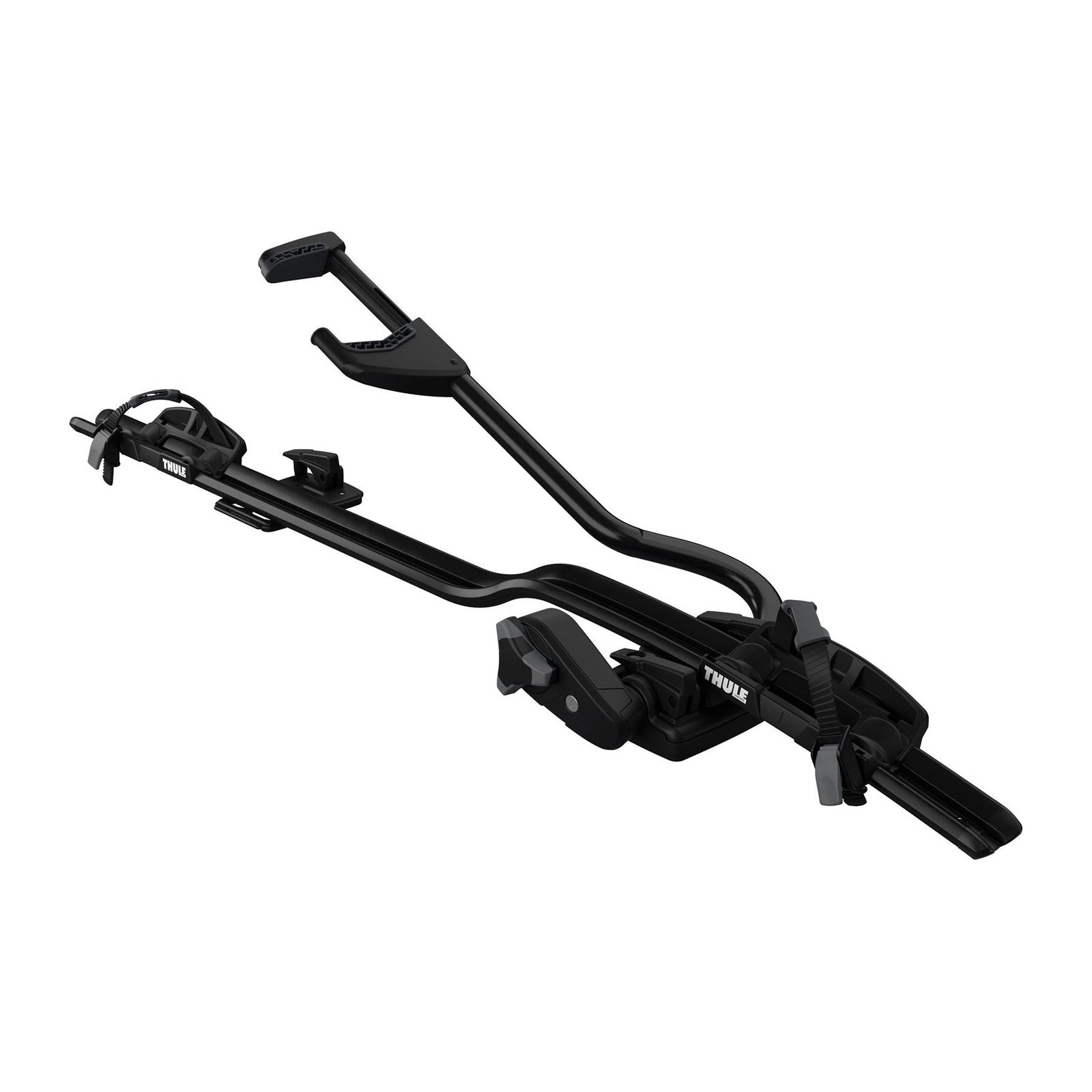 2x Thule ProRide 598B Black Roof Mount Cycle Carrier Bike Rack Inc T-Track & Locks