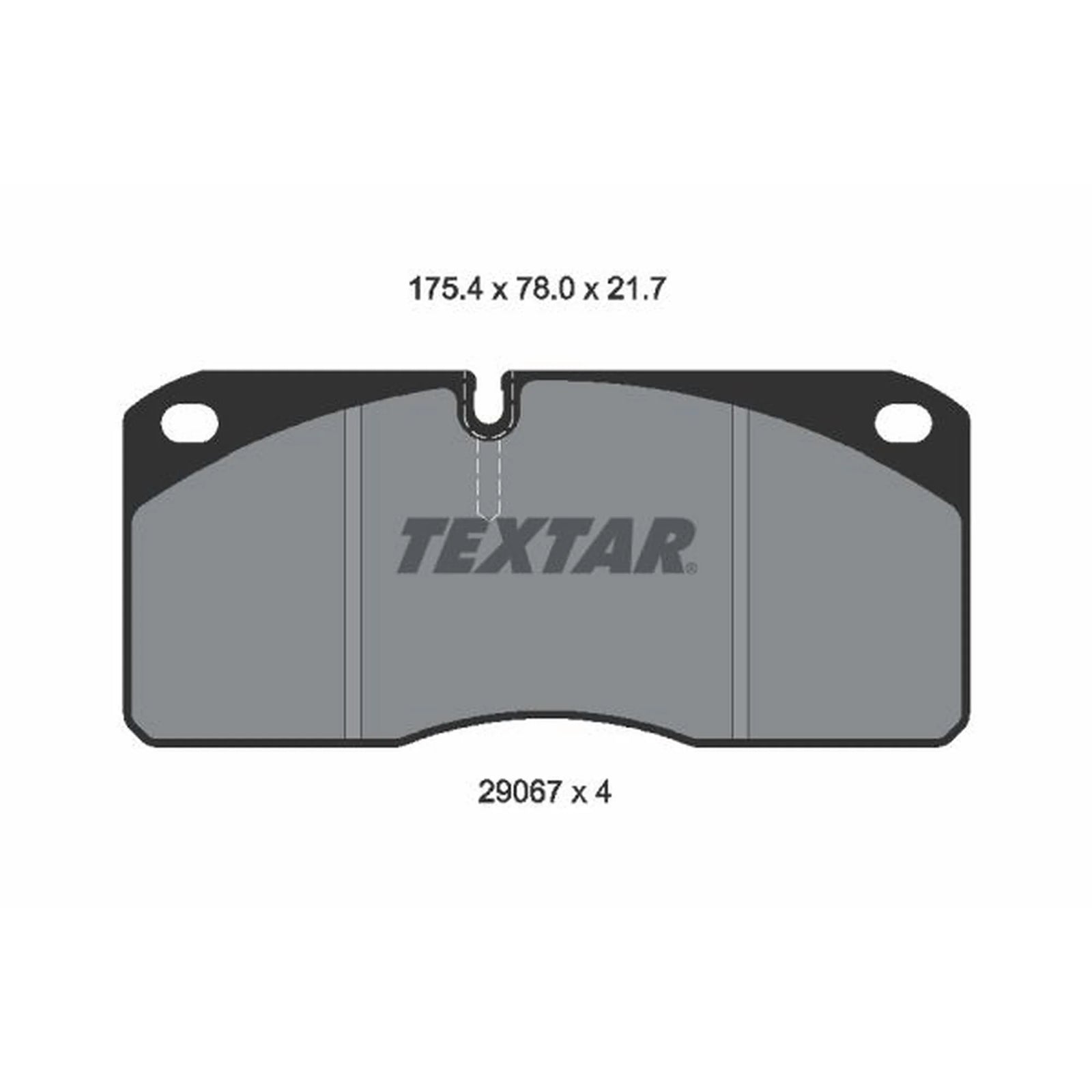 Textar Front Brake Pad Set 2906705