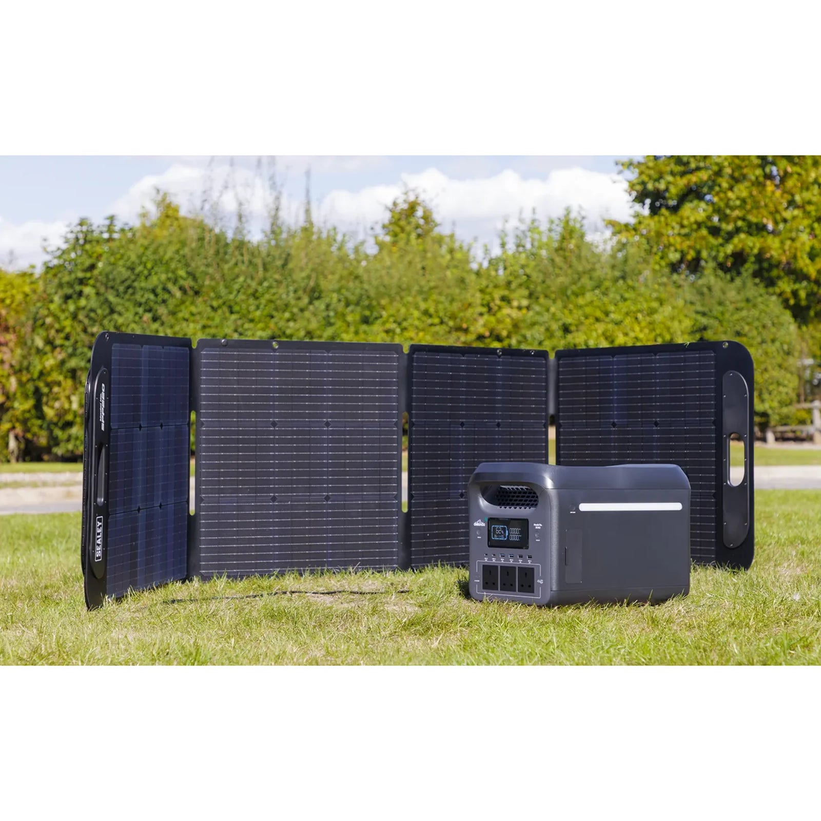 Dellonda Portable Power Station DL180 1800W with 220W Solar Panel