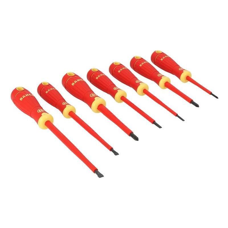 Bahco B220.007 BAHCOFIT Insulated Screwdriver Set, 7 Piece