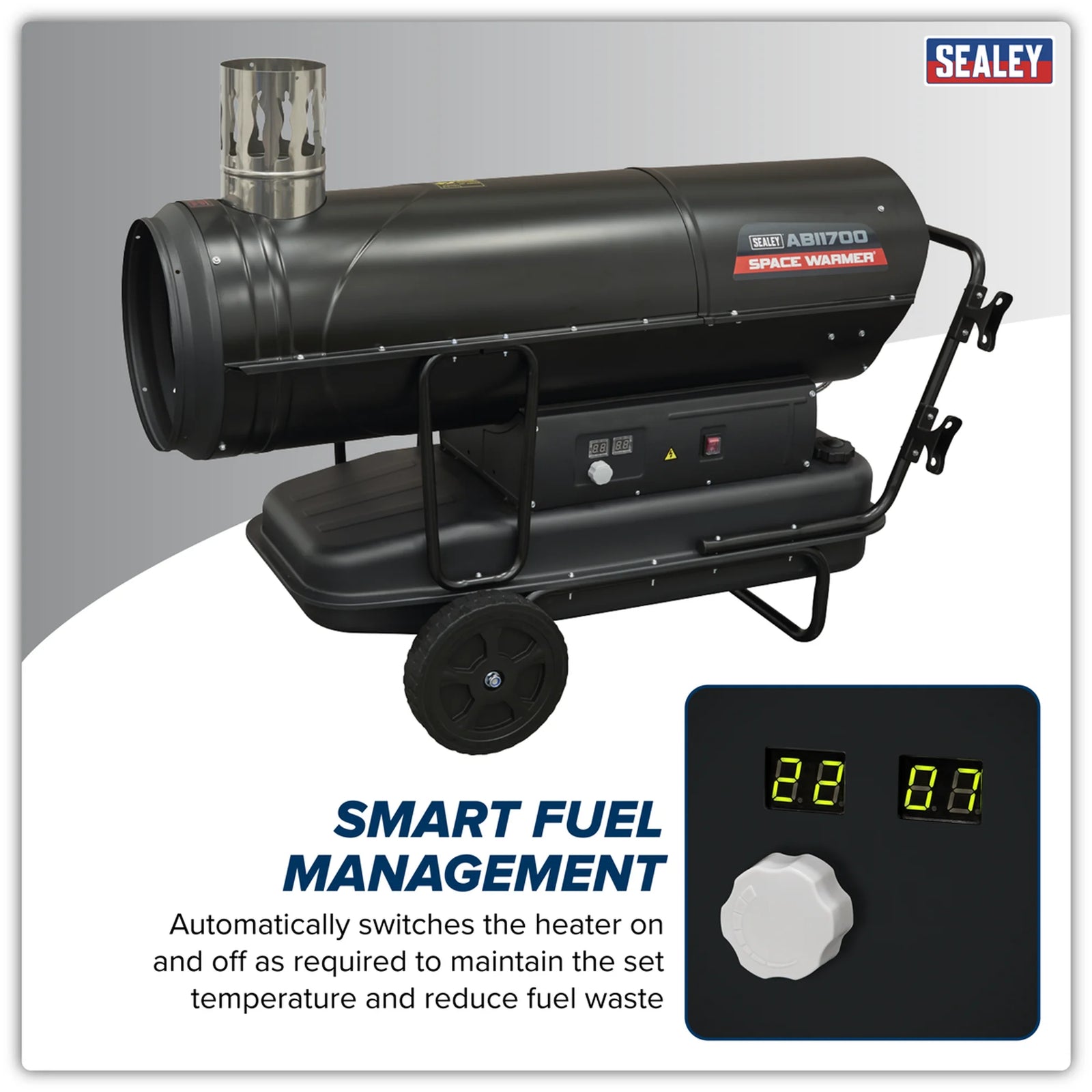 Sealey Space Warmer® ABI1700 Kerosene Heater 170,000 Btu/hr