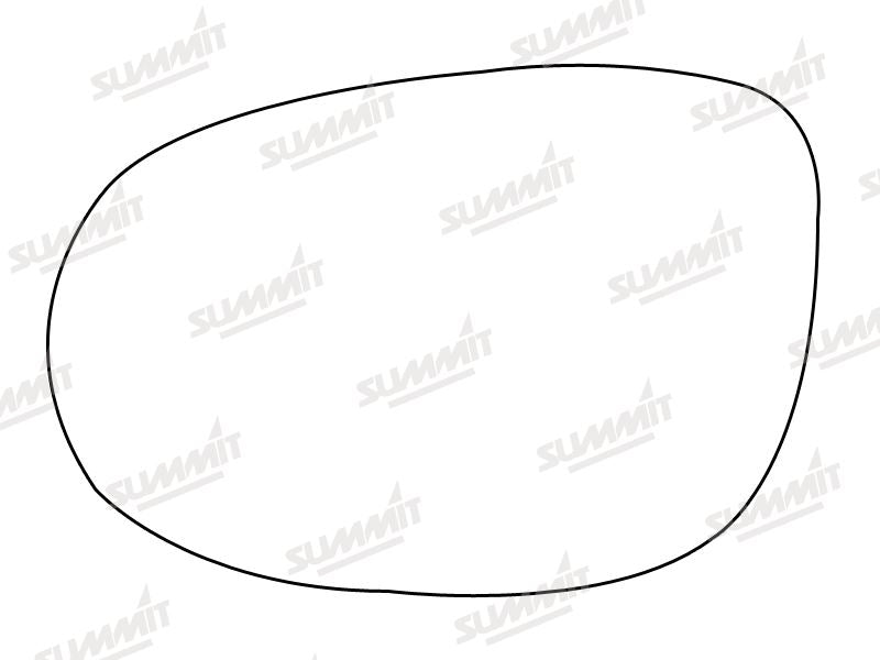 Summit Heated Base Plate With Standard Mirror Glass fits Ford Ka 09 on LHS