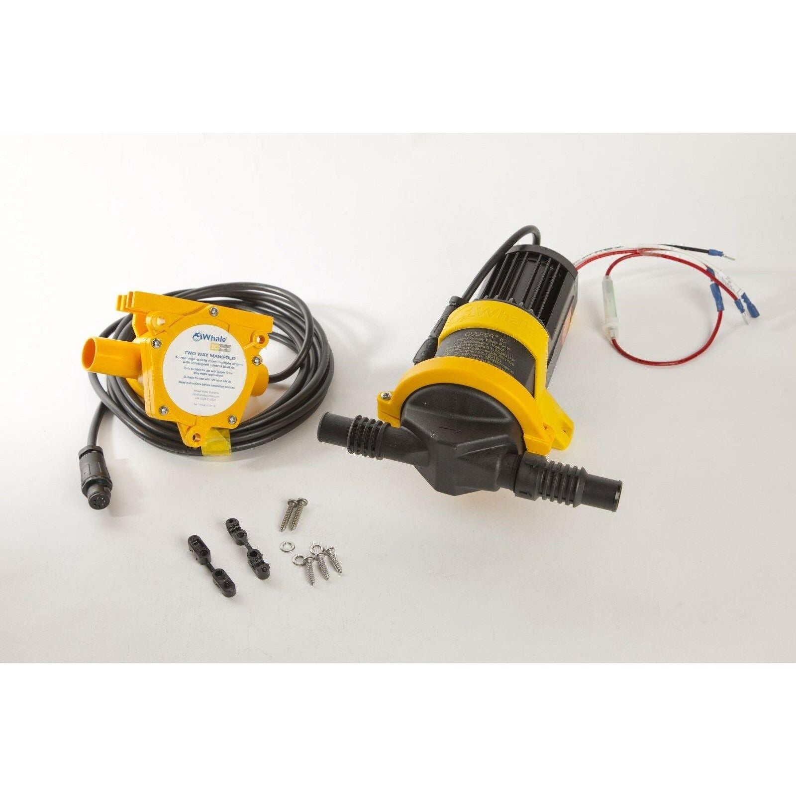 Whale Grey Ic Auto Waste System 12V