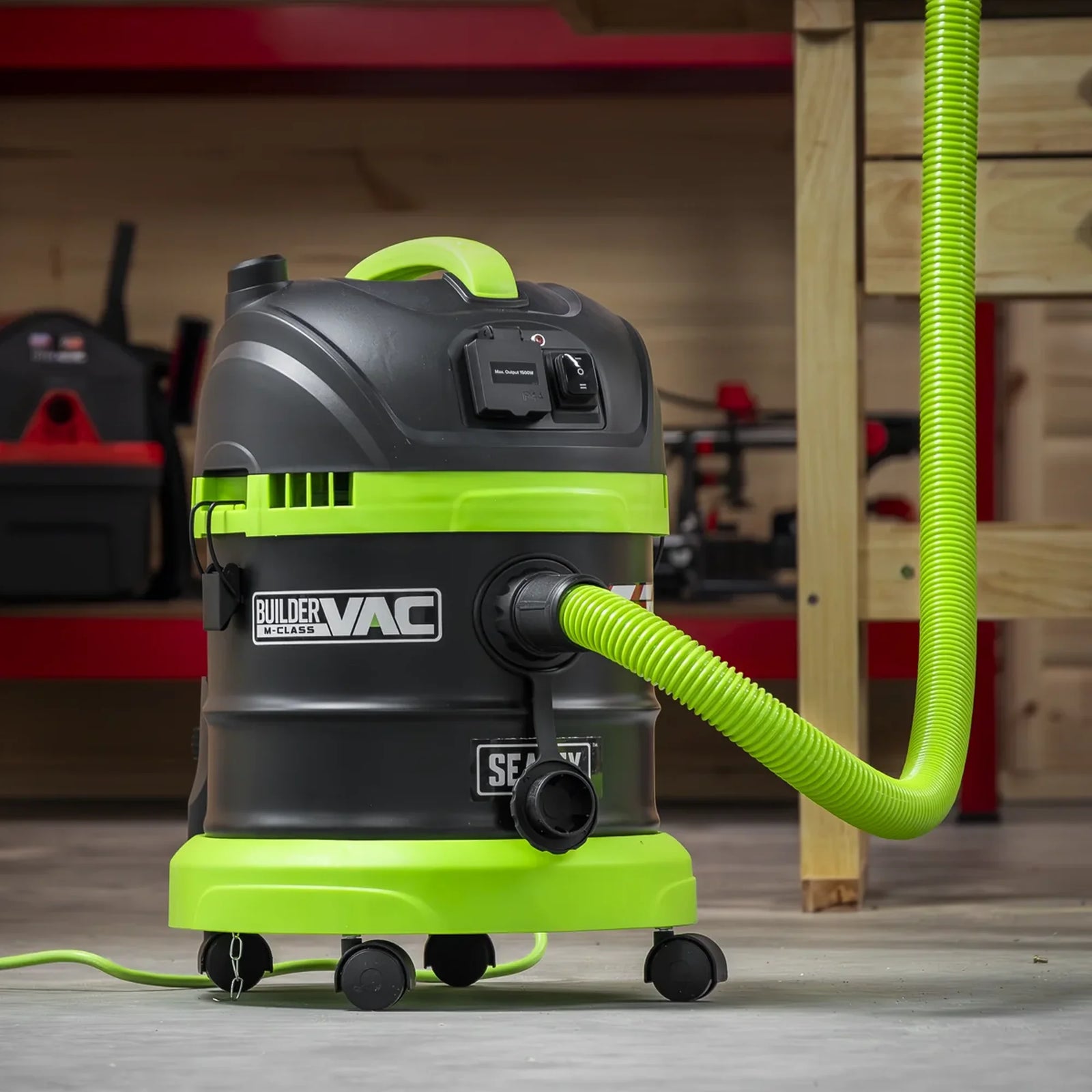 Sealey BuilderVac® Wet & Dry Vacuum Cleaner 15L 1400W