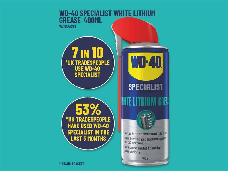 WD-40 Specialist White Lithium Grease 400ml