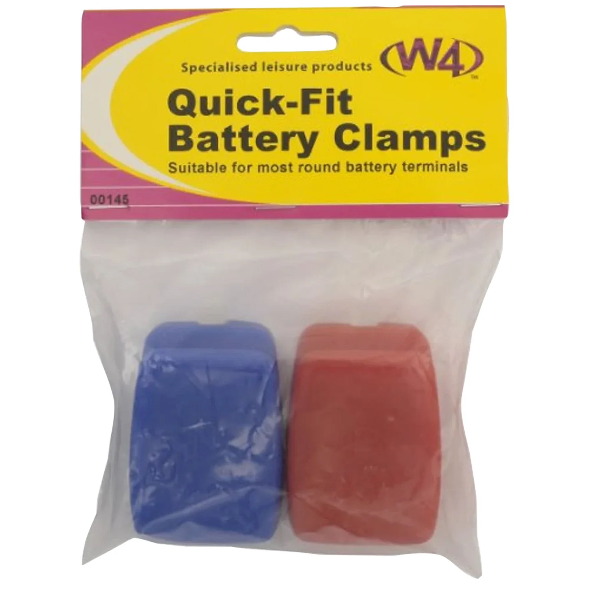 W4 Quick-Fit Battery Clamps - Tool-Free Connection, 0.152kg