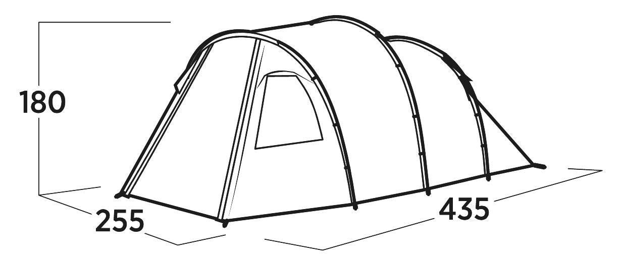 Easy Camp Hidra 4 Pole Tent Green 4 Person