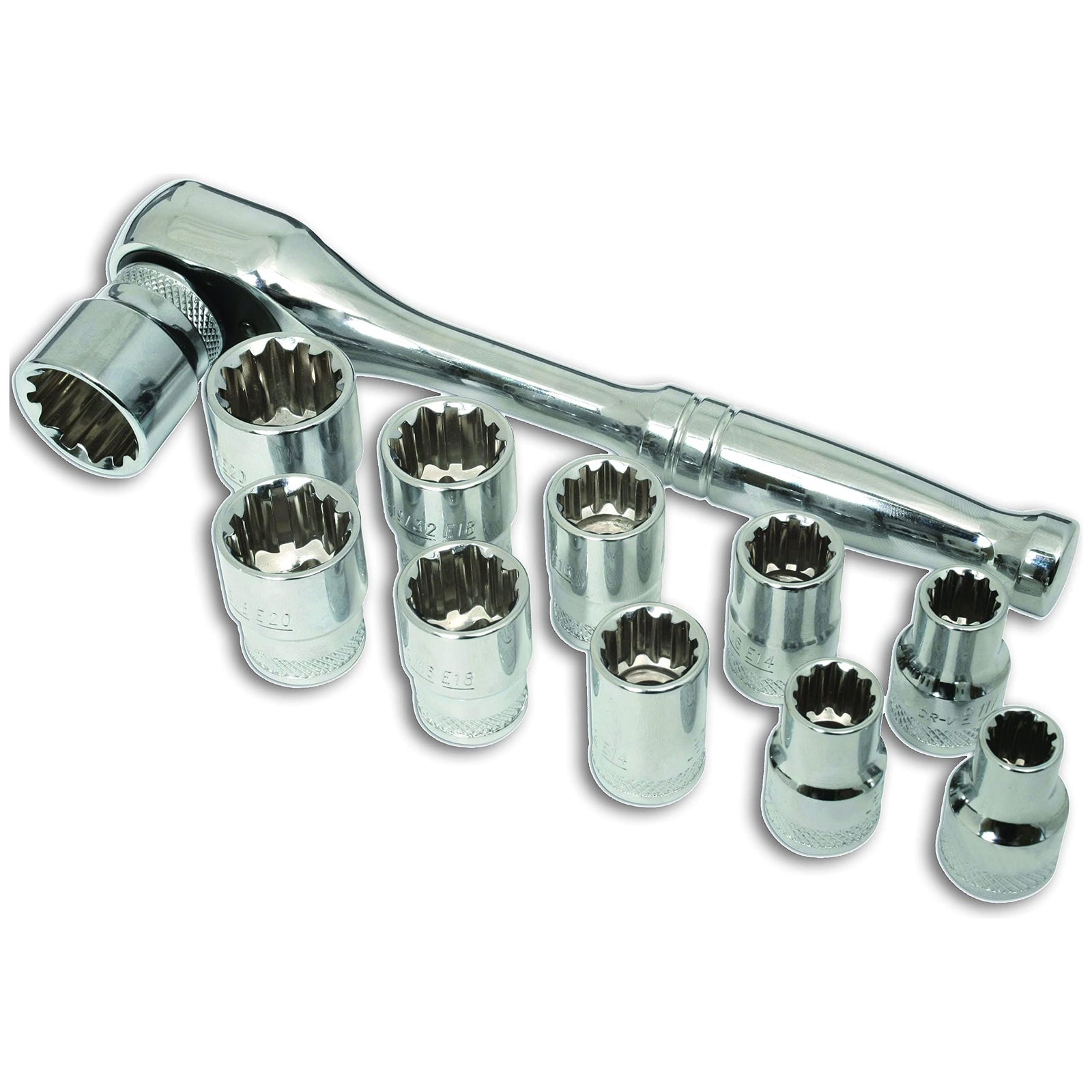 Laser Locking Wheel Nut Socket 17mm 1/2"D 0411