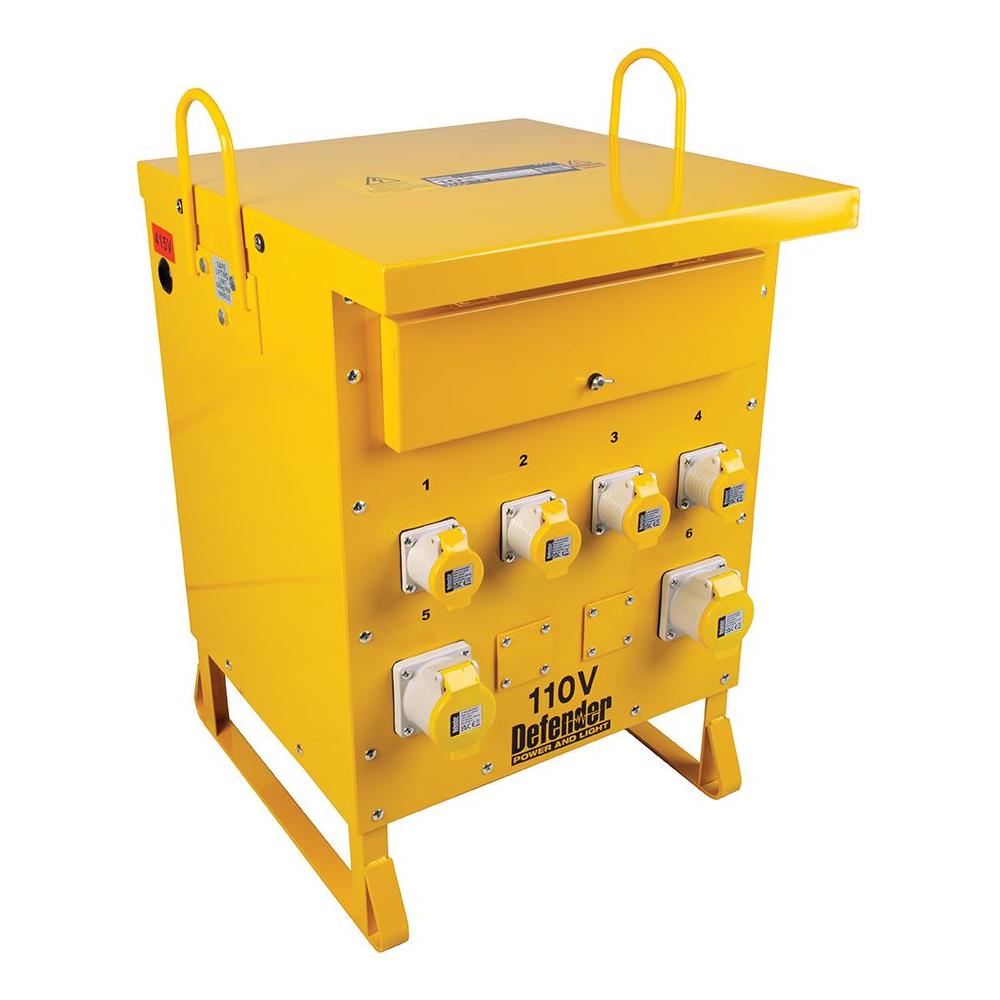 Defender 10kVA 3 Phase Transformer 110V 16A/32A