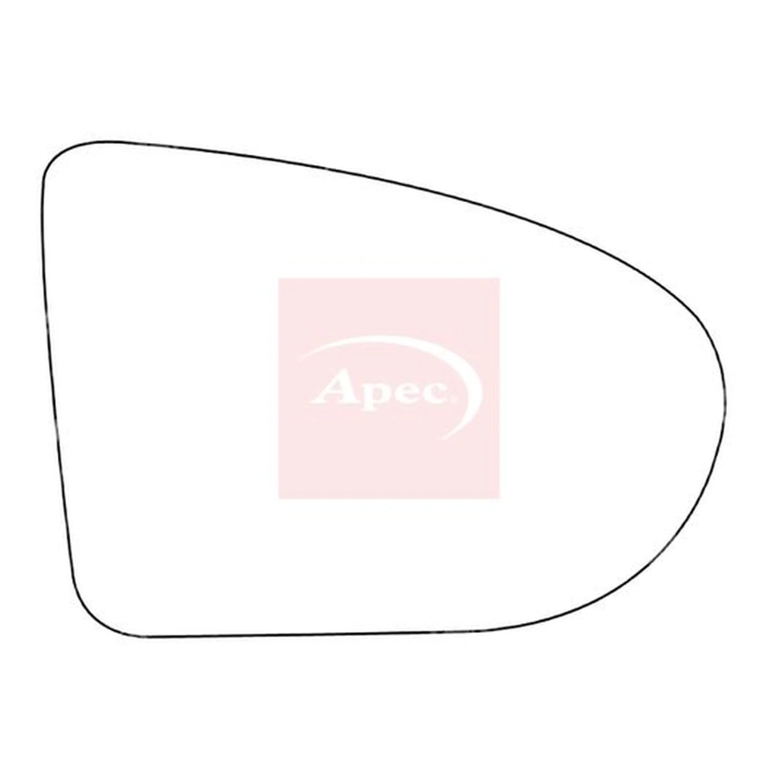 Apec Exterior Wing Mirror Glass Right AMS2154