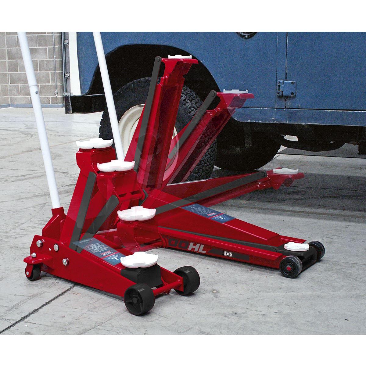 Sealey High Lift Low Profile Trolley Jack 2 Tonne 2200HL