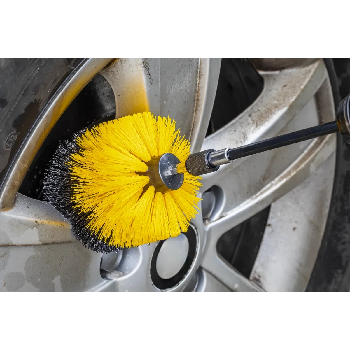 Sealey Drill Brush Set 8 Piece with 150mm Quick Chuck Holder