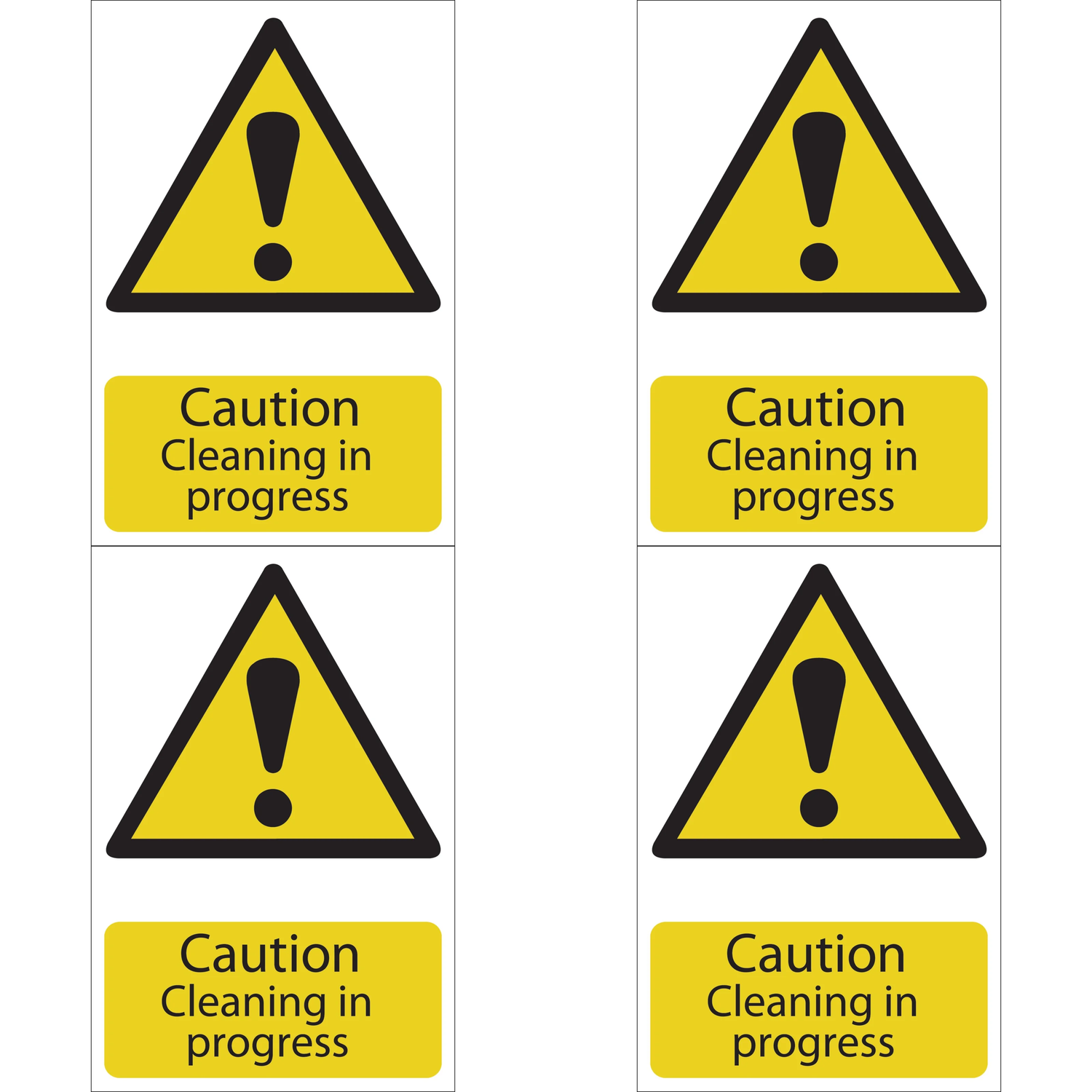 Draper Caution Cleaning - SS27