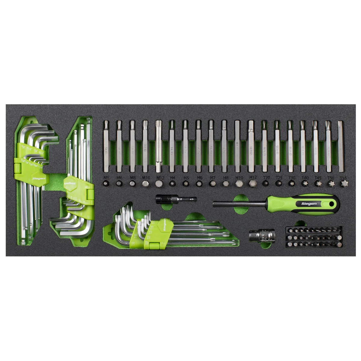 Sealey Siegen Tool Kit & Topchest Rollcab 6 Drawer 247 Piece