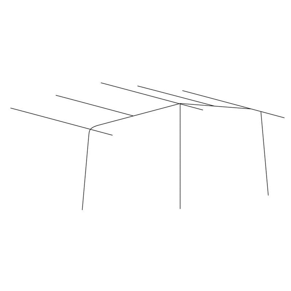 TRIGANO Poled Caravan Awning OCEAN 250 (2.5m Depth)