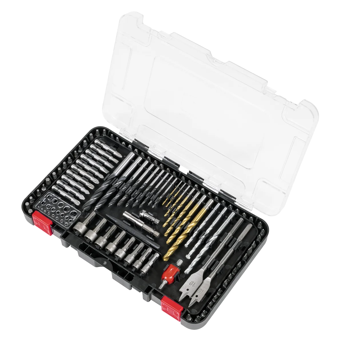 Sealey Drill & Bit Accessory Set 104 Piece AK47104