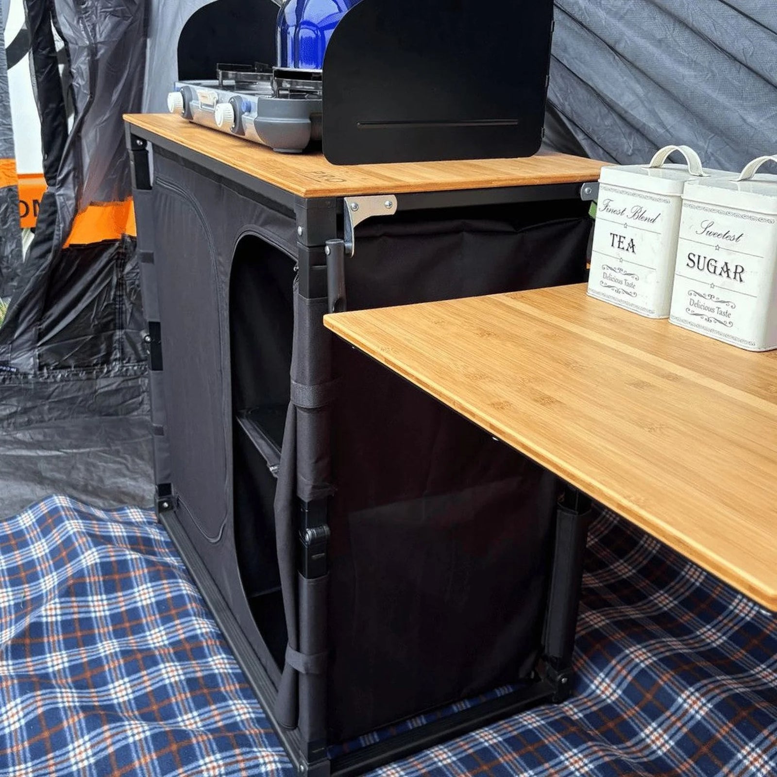 Olpro Camp Kitchen with side Table