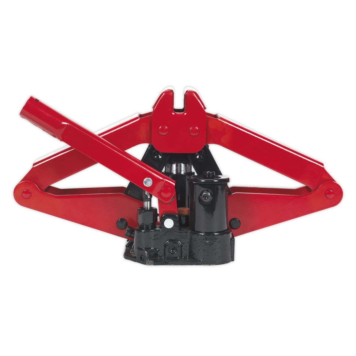 Sealey 700kg Hydraulic Scissor Jack in Case Emergency Car Lift Wind Up Garage