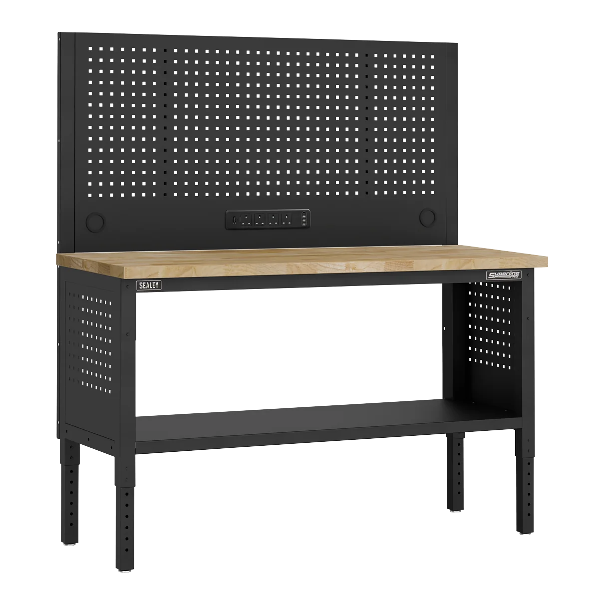 Sealey Superline PRO Modular Workbench 1265mm with Pegboard Back Panel
