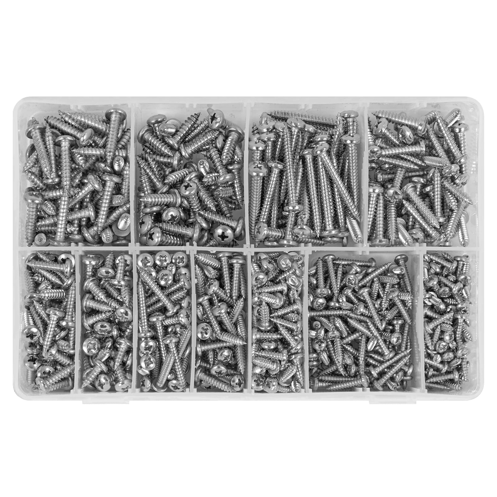 Sealey 700 Piece Self-Tapping Screws Stainless Steel Assortment