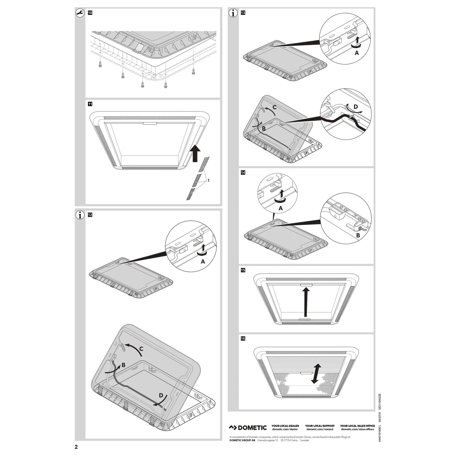Dometic Heki 2 Rooflight 9104100235