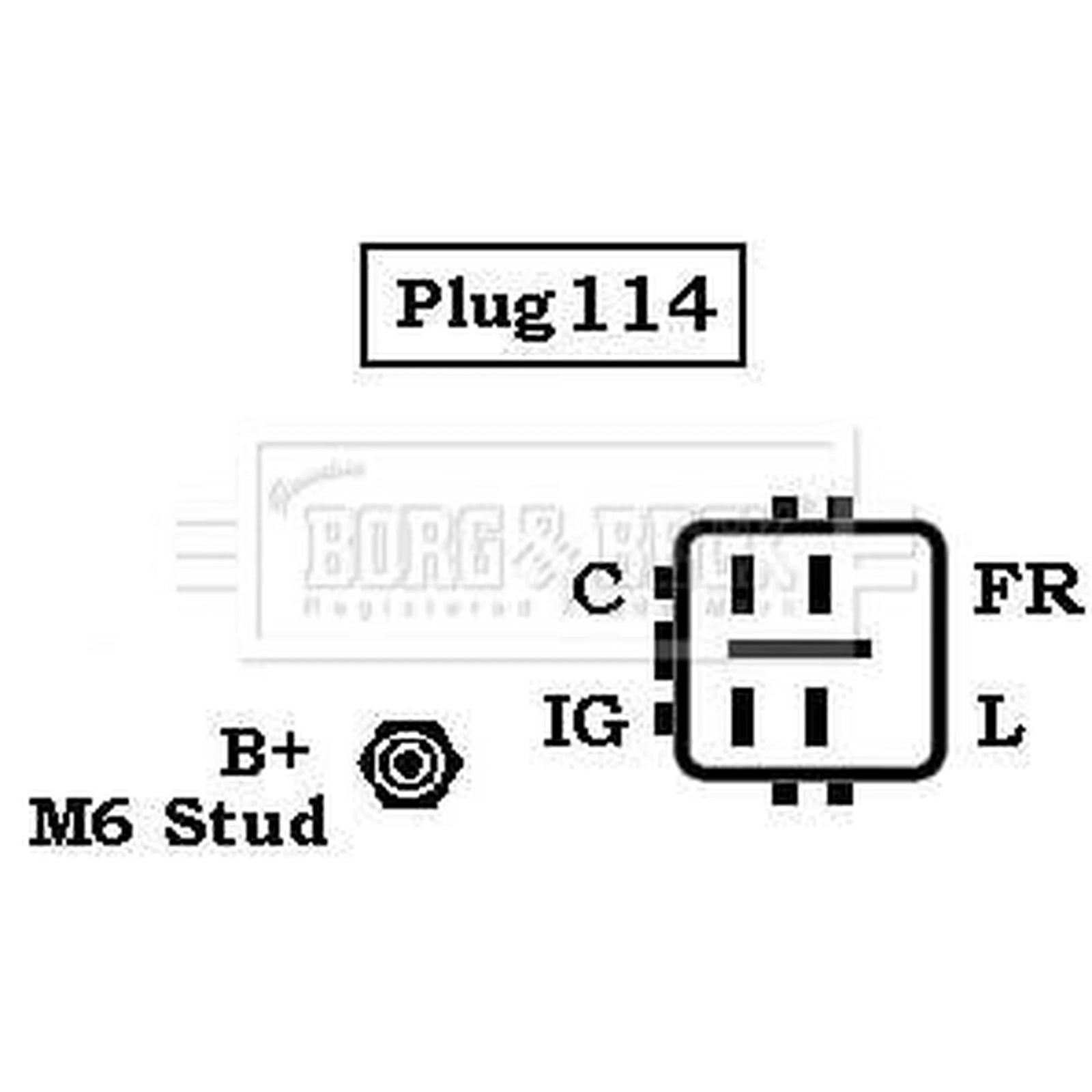 Borg & Beck Car Alternator 12V BBA2140