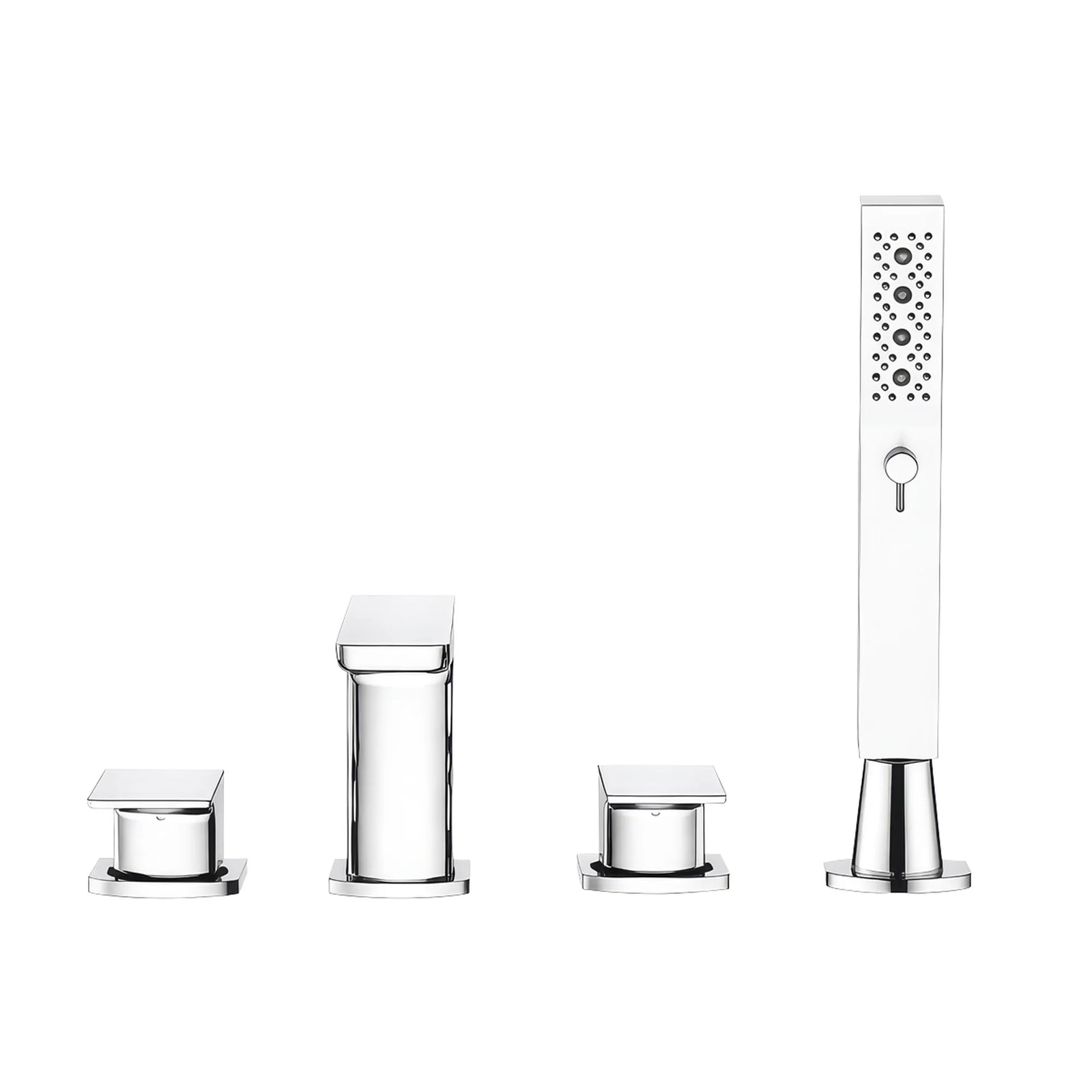 Baridi Bath Mixer Tap DH398 with Shower Head - Chrome