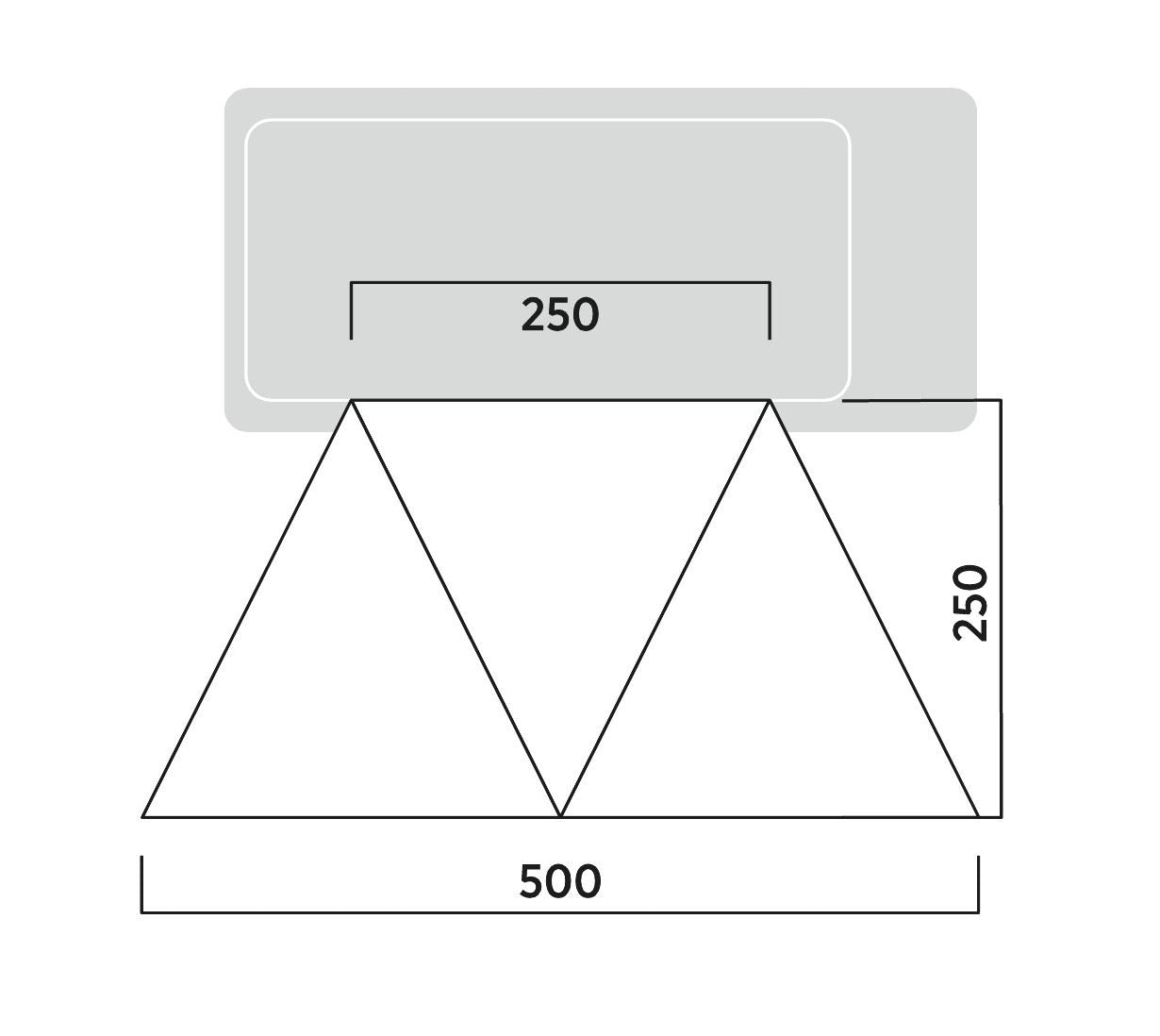 Easy Camp Lom Tri Campervan Canopy Grey Sun Shade
