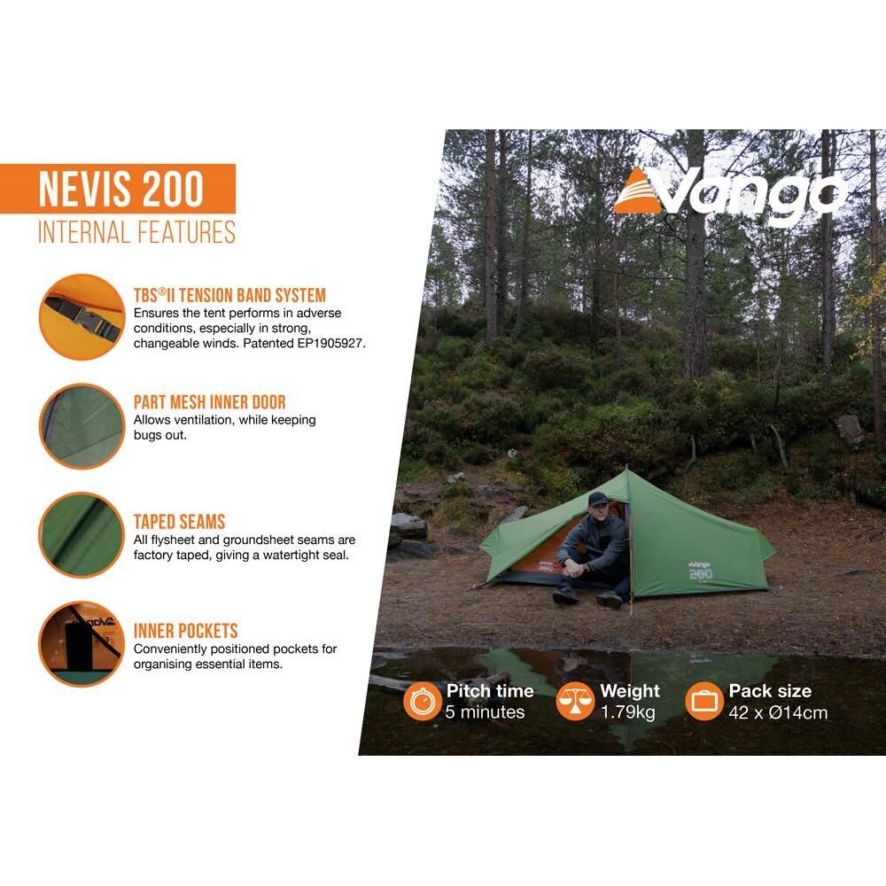 Vango Nevis 200 Tent Pamir Green