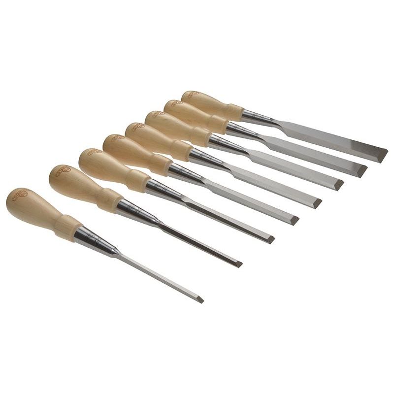 Stanley® Hand Tools Sweetheart Socket Chisel Set, 8 Piece: 3 6 8 12 15 18 25 & 32mm