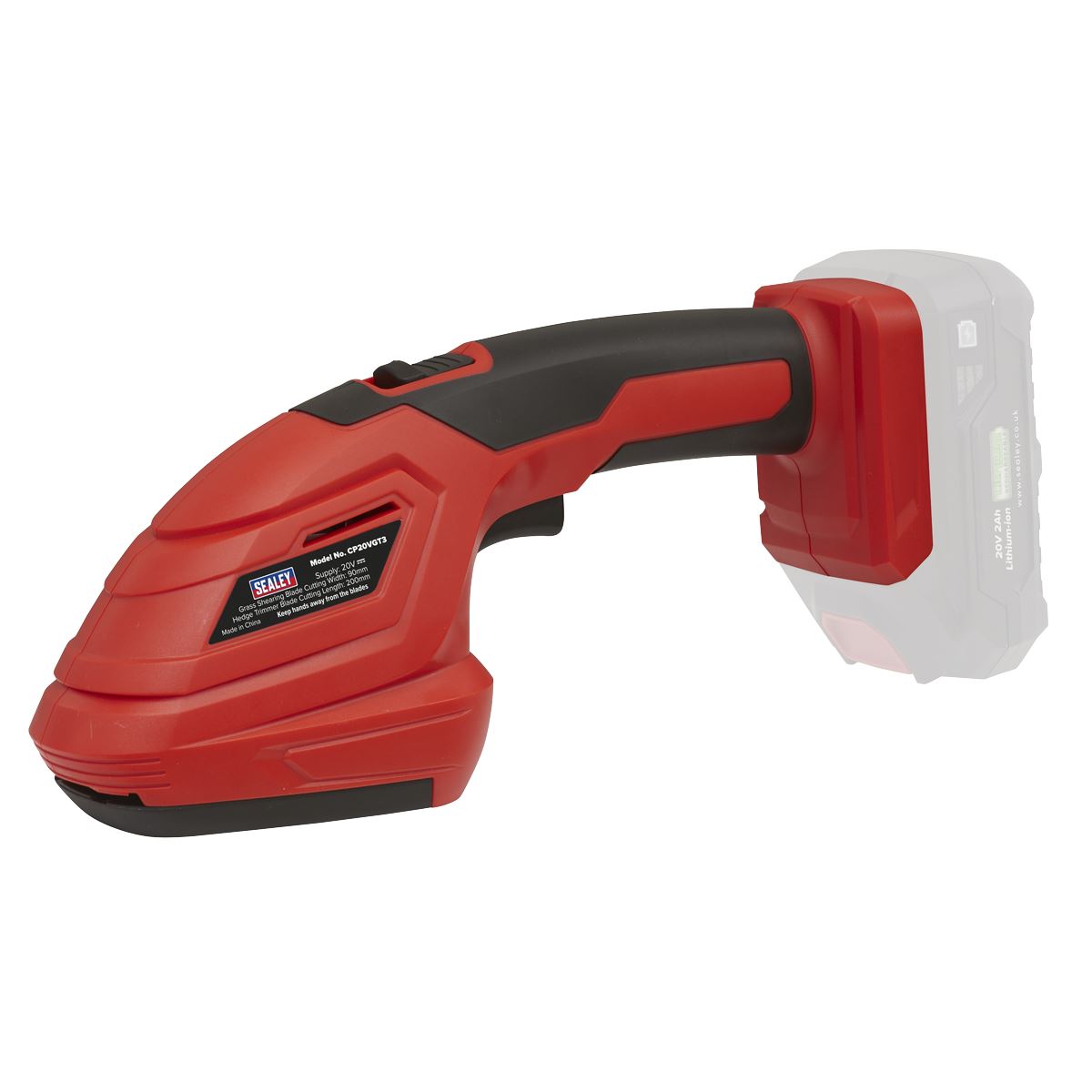 Sealey Cordless 20V SV20 Series 3-in-1 Garden Tool Body Only CP20VGT3