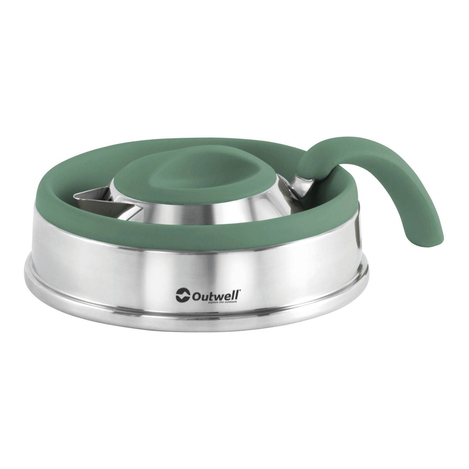 Collaps Kettle 2.5L Shadow Green Compact Collapsible Convenient Camping