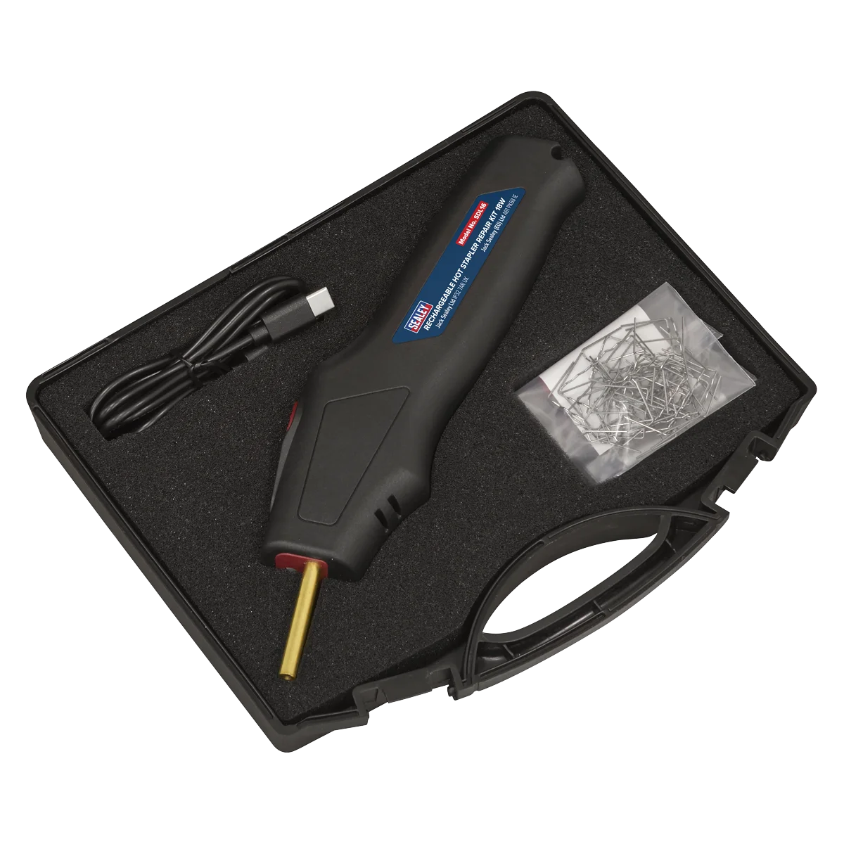 Sealey Rechargeable Hot Stapler SDL16 18W for Plastic Repairs