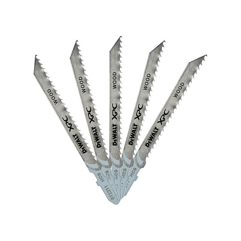Dewalt Power Tools XPC HCS Wood Jigsaw Blades Pack of 5 T111C