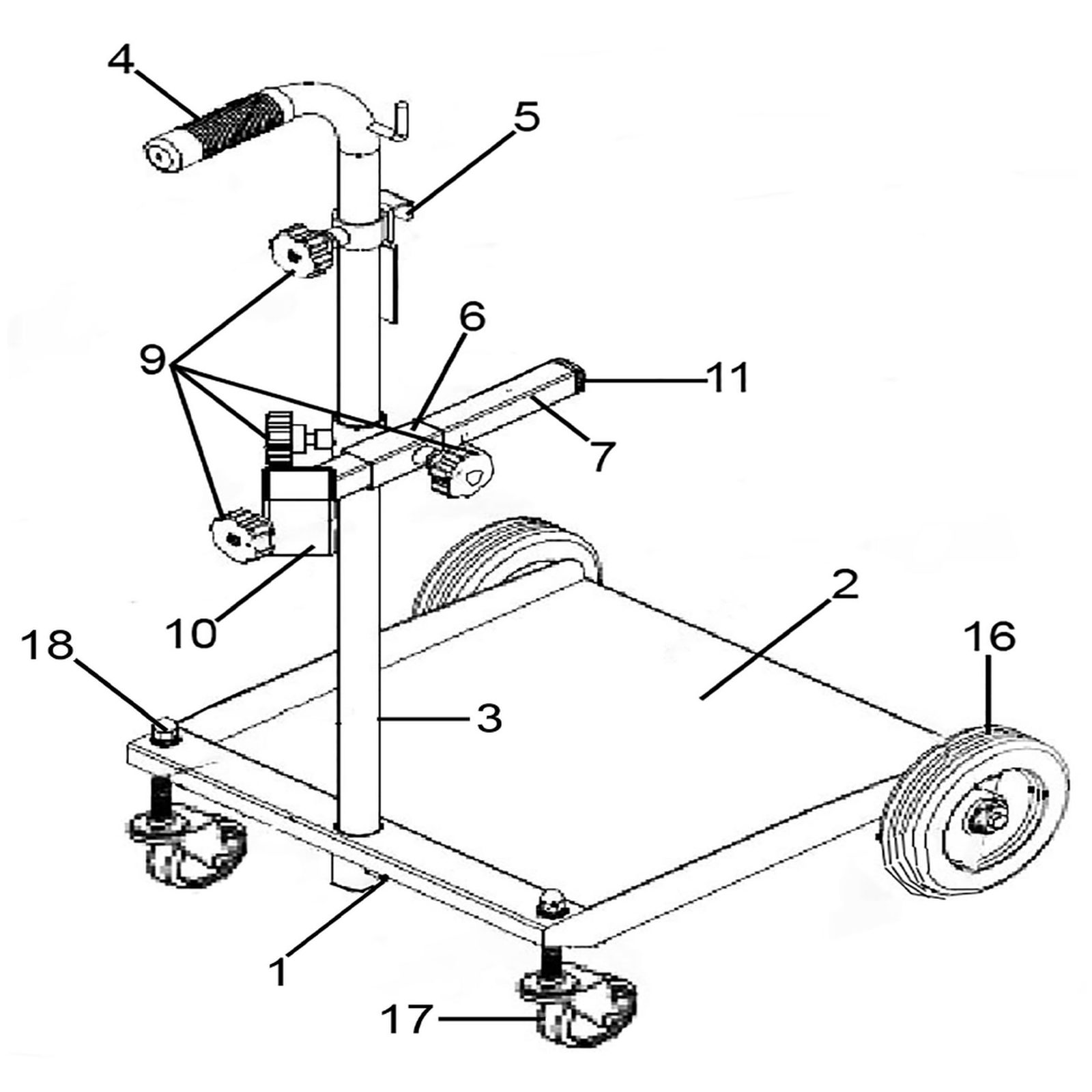 Sealey Adjustable pole AK4563D.07
